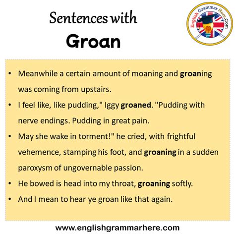 synonyms for groaned